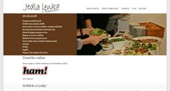 Desktop Screenshot of jedlalenka.sk